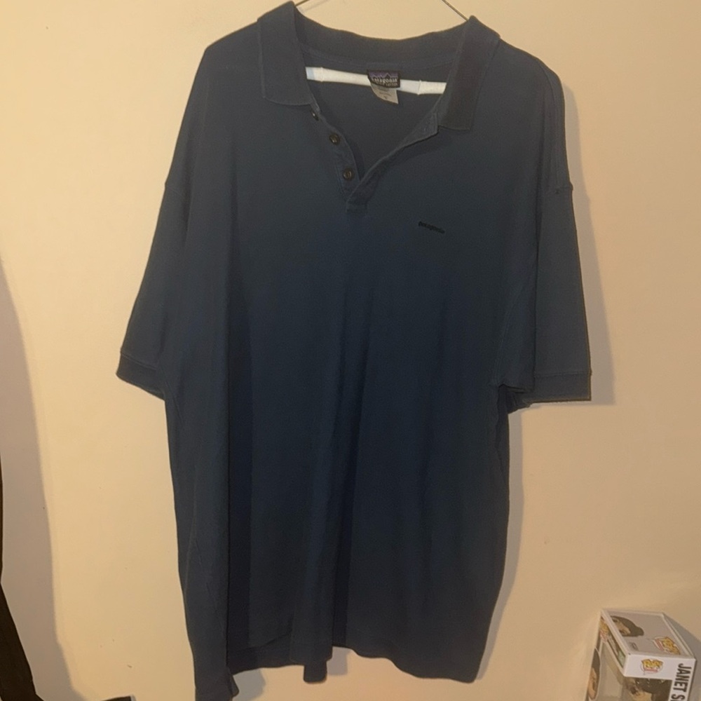 Patagonia XL Navy Polo T-shirt